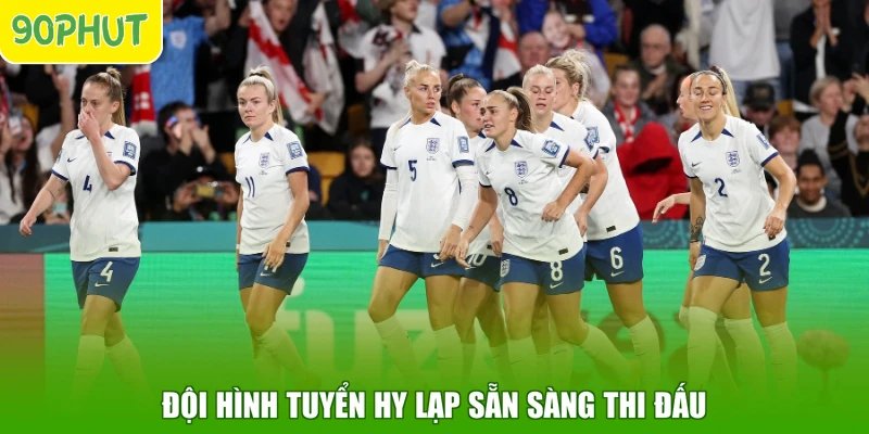 Đội hình tuyển Hy Lạp sẵn sàng thi đấu